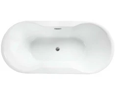Vonia Besco Navia, 160 x 80 cm, su chrome sifonu