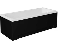 Vonia Besco Optima, 160 x 70 cm, su juoda apdaila