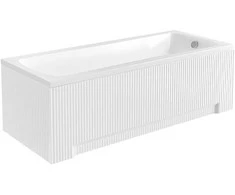 Vonia Besco Optima, 170 x 70 cm, su rifliuota balta apdaila