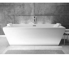 Vonia Besco Vera, 170 x 75 cm, su sifonu su persipylimu slim juodu