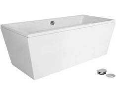 Vonia Besco Vera, 180 x 80 cm, su sifonu su pripildymu chrome