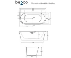 Vonia Besco Vica Glam 150 Sidabrinis, su Juodas sifono dangteliais