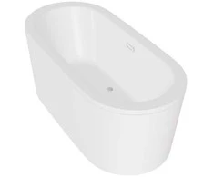Vonia Besco Victoria, 160 x 75 cm, su sifonu su persipylimu slim chrome