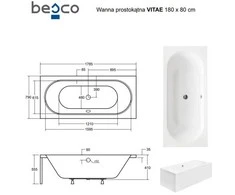 Vonia Besco Vitae, 180 x 80 cm