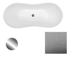 Vonia Besco Viya Glam 170 Sidabrinis, su Klik-klak Chrome