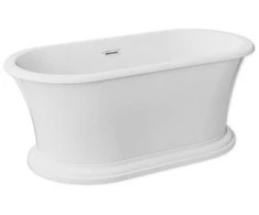 Vonia Besco Ziva, 160 x 75 cm, su sifonu su persipylimu slim chrome