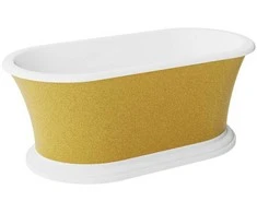Vonia Besco Ziva Glam Gold, 160 x 75 cm, su klik-klak auksinis valomu iš viršaus
