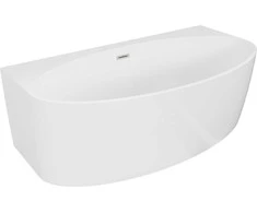 Vonia Mexen Bruna, 170 x 88 cm, Baltas + Brushed nickel persipylimas