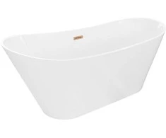 Vonia Mexen Dora, 160 x 75 cm, Baltas + Brushed copper persipylimas