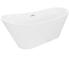 Vonia Mexen Dora, 160 x 75 cm, Baltas + Brushed nickel persipylimas