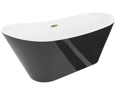 Vonia Mexen Dora, 160 x 75 cm, Baltas/Juodas + Gold persipylimas