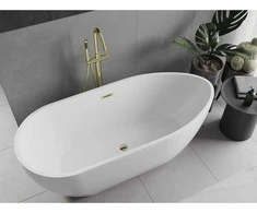 Vonia Mexen Eos, 170 x 75 cm, Baltas + Gold persipylimas