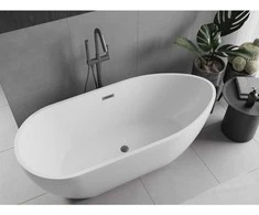Vonia Mexen Eos, 170 x 75 cm, Baltas + Gun metal persipylimas