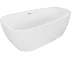 Vonia Mexen Giada, 170 x 90 cm, Baltas + Brushed nickel persipylimas