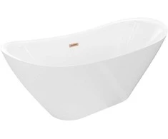 Vonia Mexen Lotos, 170 x 75 cm, Baltas + Brushed copper persipylimas
