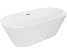 Vonia Mexen Luna Slim, 170 x 75 cm, Baltas + Chrome persipylimas