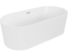 Vonia Mexen Paola, 170 x 80 cm, Baltas matt + Chrome persipylimas