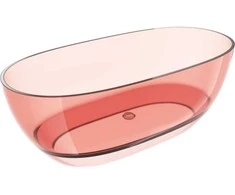 Vonia Mexen Pure Coral Transparent, 170 x 80 cm, korek chrom - 58071708004