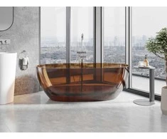 Vonia Mexen Pure Earth Transparent, 170 x 80 cm, su chromo dangteliu