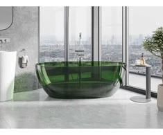 Vonia Mexen Pure Forest Transparent, 170 x 80 cm, su chromo dangteliu