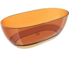 Vonia Mexen Pure Rust Transparent, 170 x 80 cm, korek chrom - 58071708006