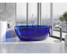 Vonia Mexen Pure Sapphire Transparent, 170 x 80 cm, su chromo dangteliu - 58071708016
