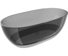 Vonia Mexen Pure Smoke Transparent, 170 x 80 cm, su chromo dangteliu