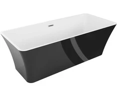 Vonia Mexen Tonia, 170 x 75 cm, Baltas/Juodas+Chrome