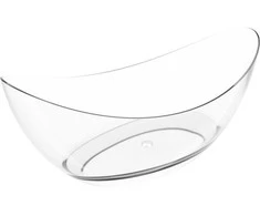 Vonia Mexen Vea Clear Transparent, 180 x 80 cm, su chromo dangteliu