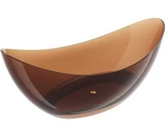 Vonia Mexen Vea Earth Transparent, 180 x 80 cm, su chromo dangteliu