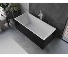 Vonia Mexen Vigo, 178,5 x 80 cm, Baltas/Juodas + Baltas persipylimas