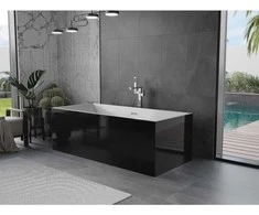 Vonia Mexen Vigo, 178,5 x 80 cm, Baltas/Juodas + Chrome persipylimas