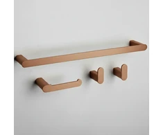 Vonios kambario aksesuarų rinkinys Rea Mati, Brushed Copper, 4 dalys