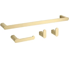 Vonios kambario aksesuarų rinkinys Rea Mati, Brushed Gold, 4 dalys