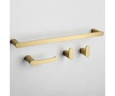 Vonios kambario aksesuarų rinkinys Rea Mati, Brushed Gold, 4 dalys