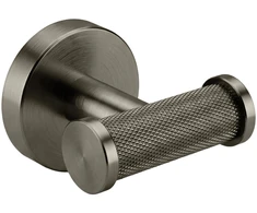 Vonios kambario dvigubas kabliukas Rea Modern 6612, Titanium