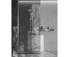 Vonios kambario lentynėlė Rea SF03, 60 cm, Brushed Steel