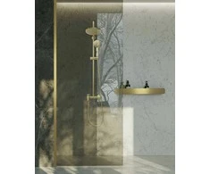 Vonios kambario lentynėlė Rea SF03, 60 cm, Gold brushed
