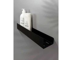 Vonios kambario lentynėlė Rea SF04, 60 cm, Juodas matt