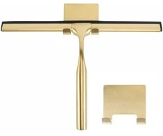 Vonios kambario stiklo valytuvas REA, Brushed Gold