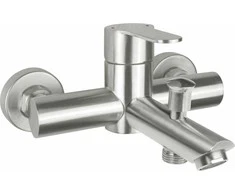Vonios maišytuvas Deante Lupo BLU_F10N, Brushed steel