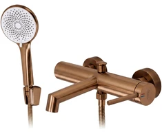 Vonios maišytuvas su dušo komplektu REA Foss, Brushed Copper