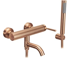 Vonios maišytuvas su dušo komplektu REA Argon, Brushed Copper