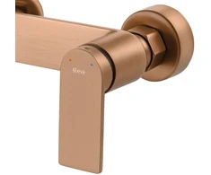 Vonios maišytuvas su dušo komplektu REA Storm, Brushed Copper