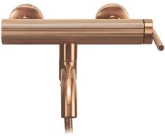 Vonios maišytuvas su dušo komplektu REA Argon, Brushed Copper