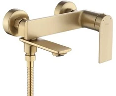 Vonios maišytuvas su dušo komplektu REA Storm, Brushed Gold