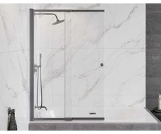 Vonios sienelė Besco Easy Slide Gun Metal, 100 x 150 cm