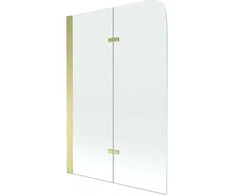 Vonios sienelė Mexen Felix II, 80 x 140 cm, Gold/Transparent
