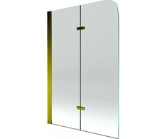 Vonios sienelė Mexen Felix II, 80 x 140 cm, Gold/Transparent