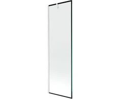 Vonios sienelė Mexen Next I, Chrome/Juodas frame, 60 x 150 cm
